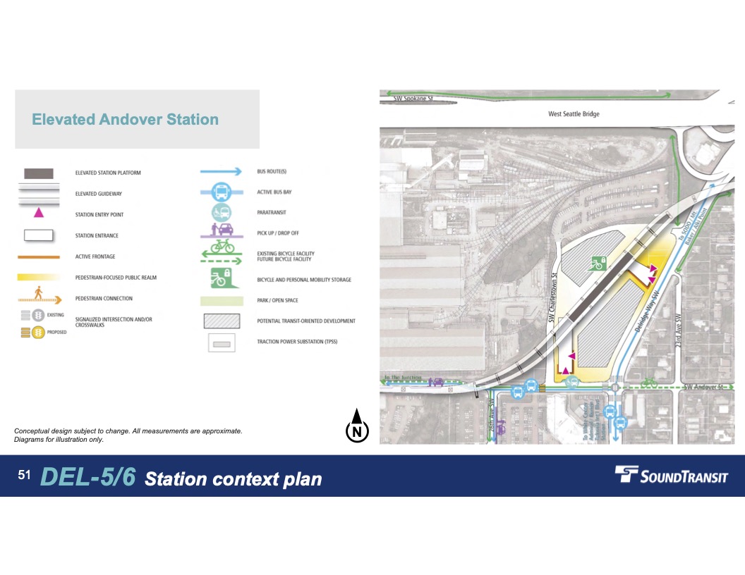 Sound Transit shares options for light rail stations in Draft EIS Westside Seattle